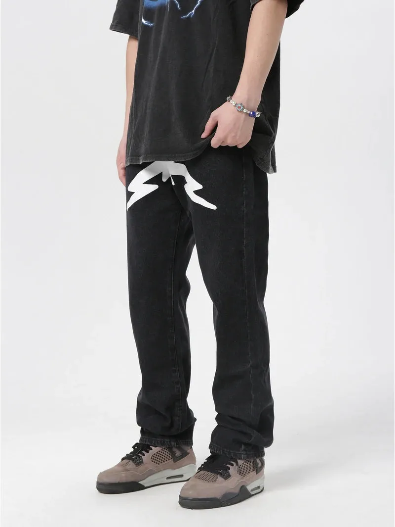Stellar Print Custom Denim Jeans