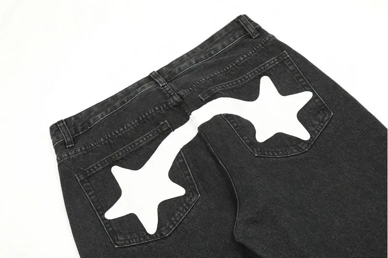 Stellar Print Custom Denim Jeans