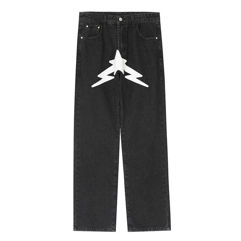 Stellar Print Custom Denim Jeans