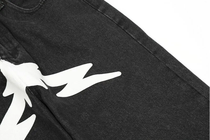 Stellar Print Custom Denim Jeans