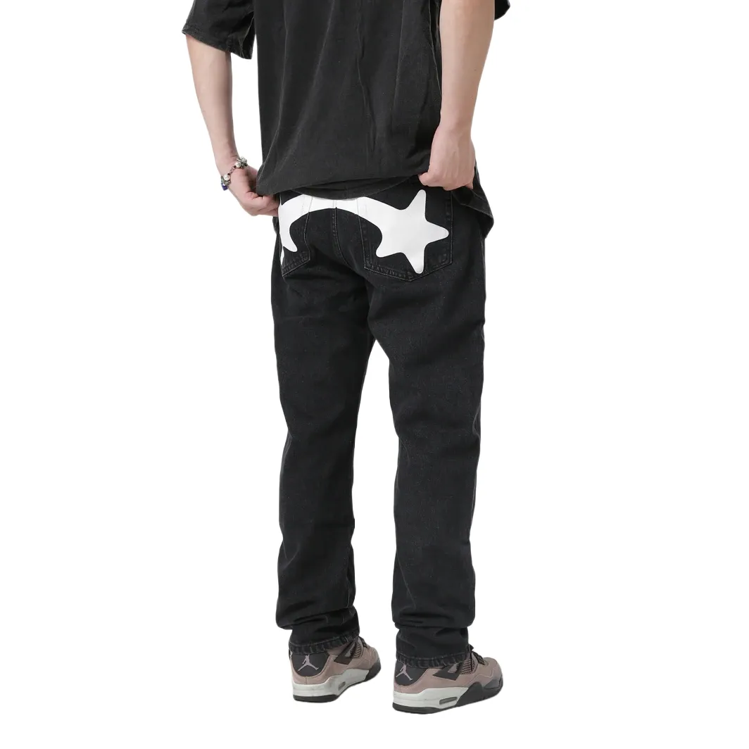 Stellar Print Custom Denim Jeans