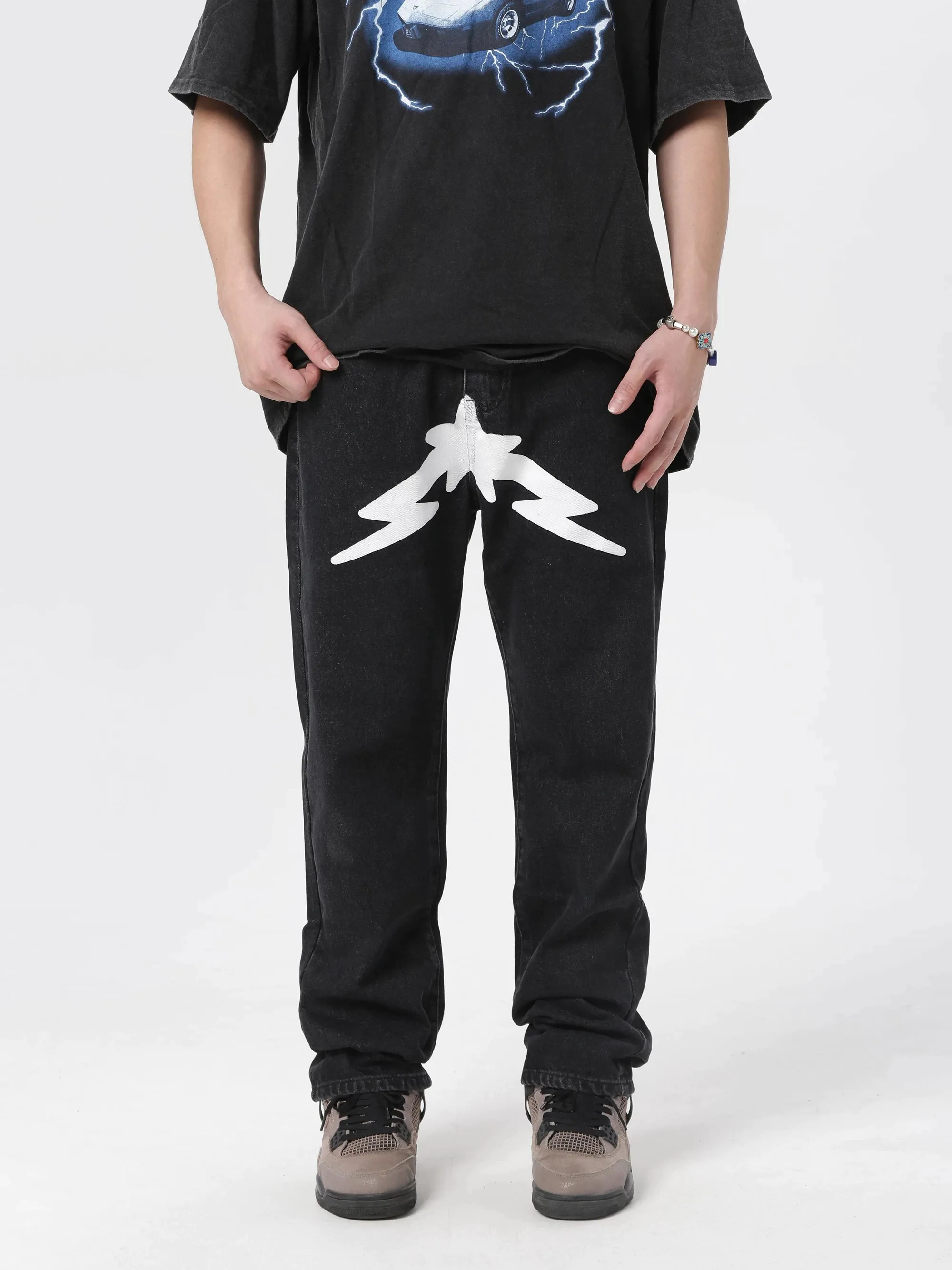 Stellar Print Custom Denim Jeans