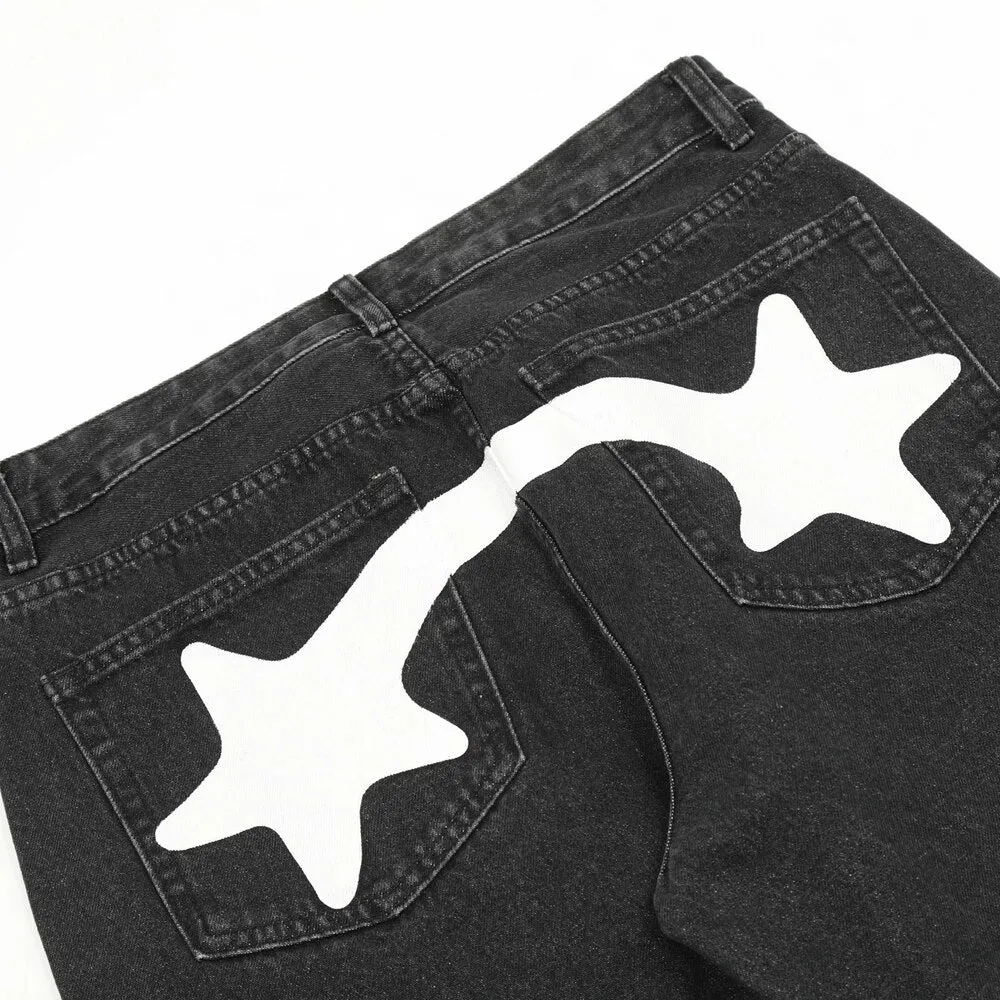 Stellar Print Custom Denim Jeans