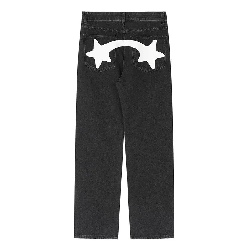 Stellar Print Custom Denim Jeans