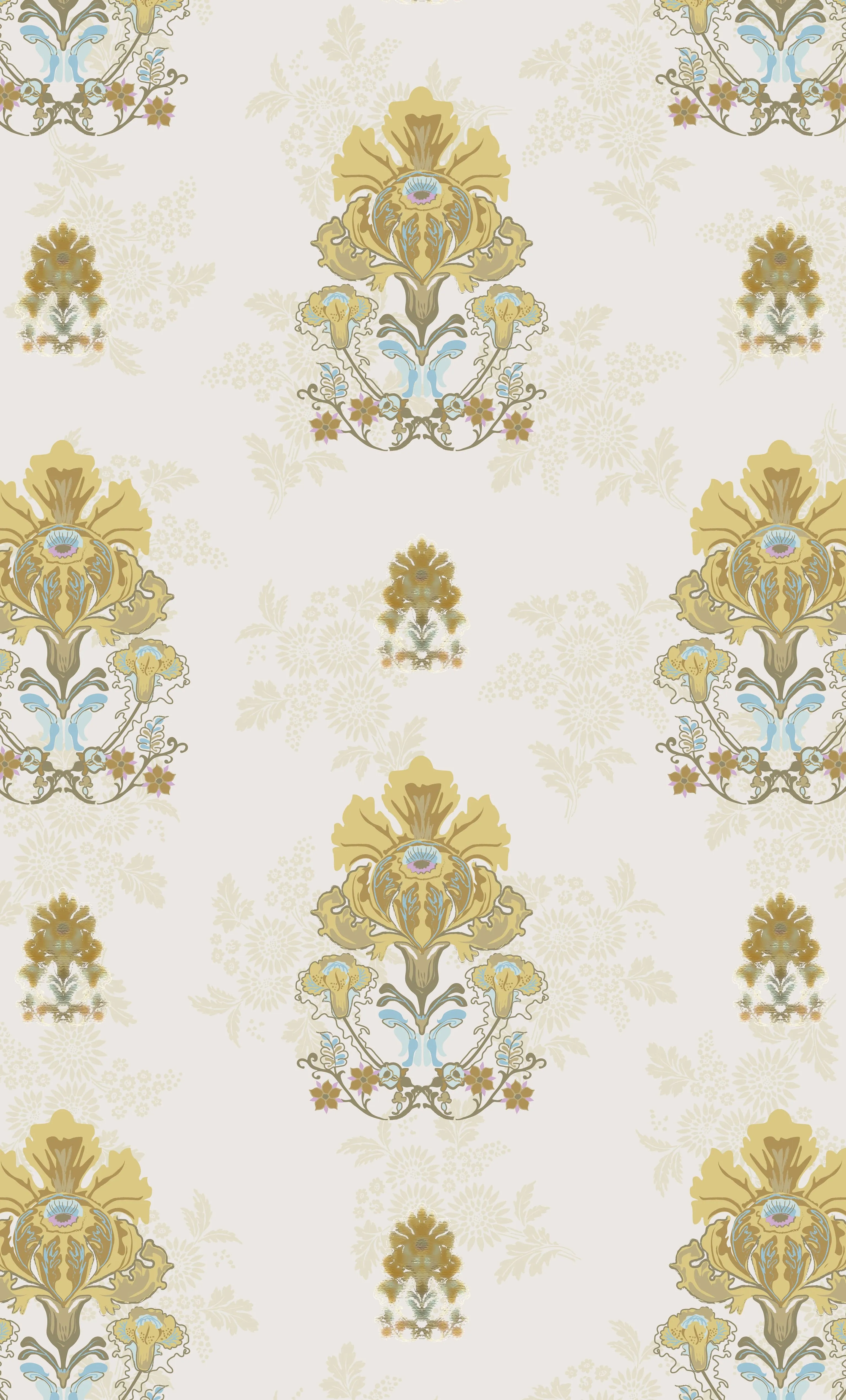 The Tunik Vivienne empire dress - Wallflower Ivory print